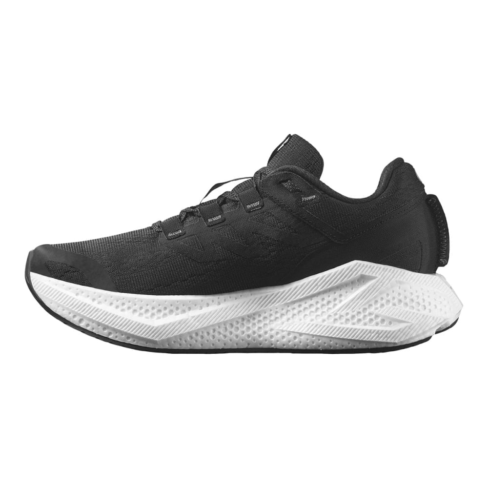 Salomon Womens Aero Glide 3 Shoes | BLACK / WHITE / – Paragon Sports