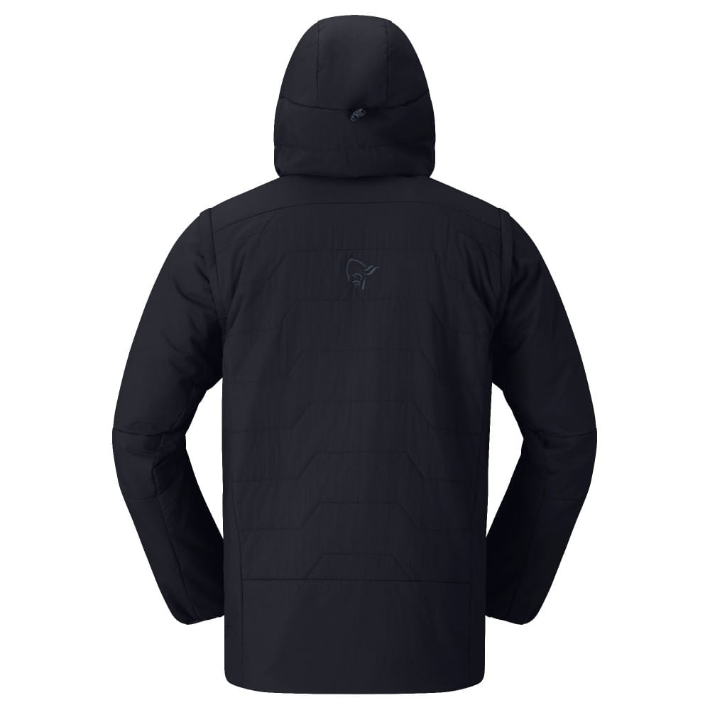 Norrona Mens More Thermo 60 Jacket Midlayer in Black Color