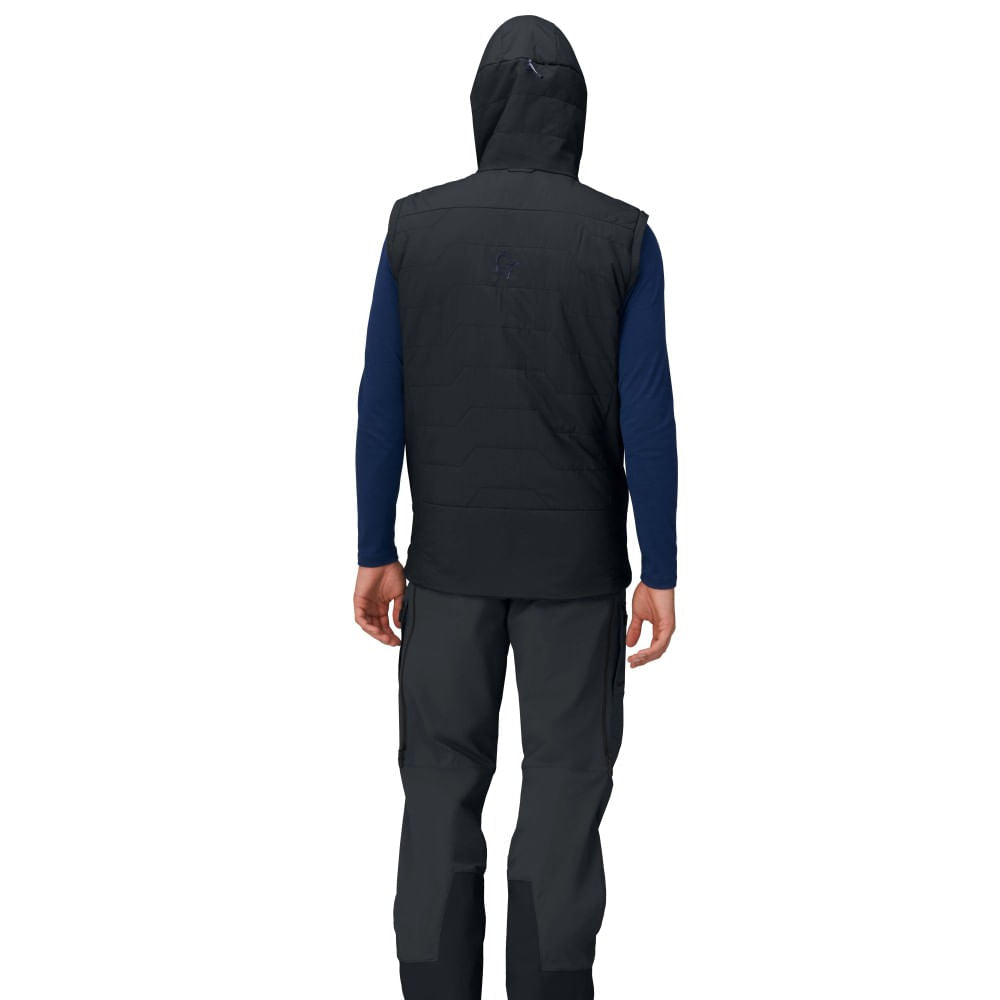 Norrona Mens More Thermo 60 Jacket Midlayer in Black Color