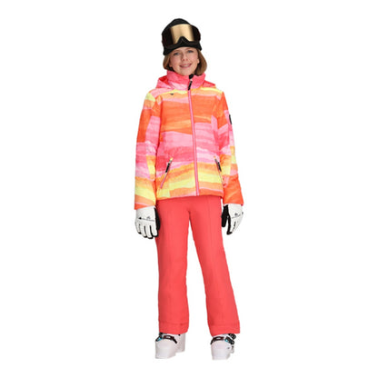 Obermeyer Kids Rylee Print Jacket Skiing & Snowboarding Jackets in Multi Color