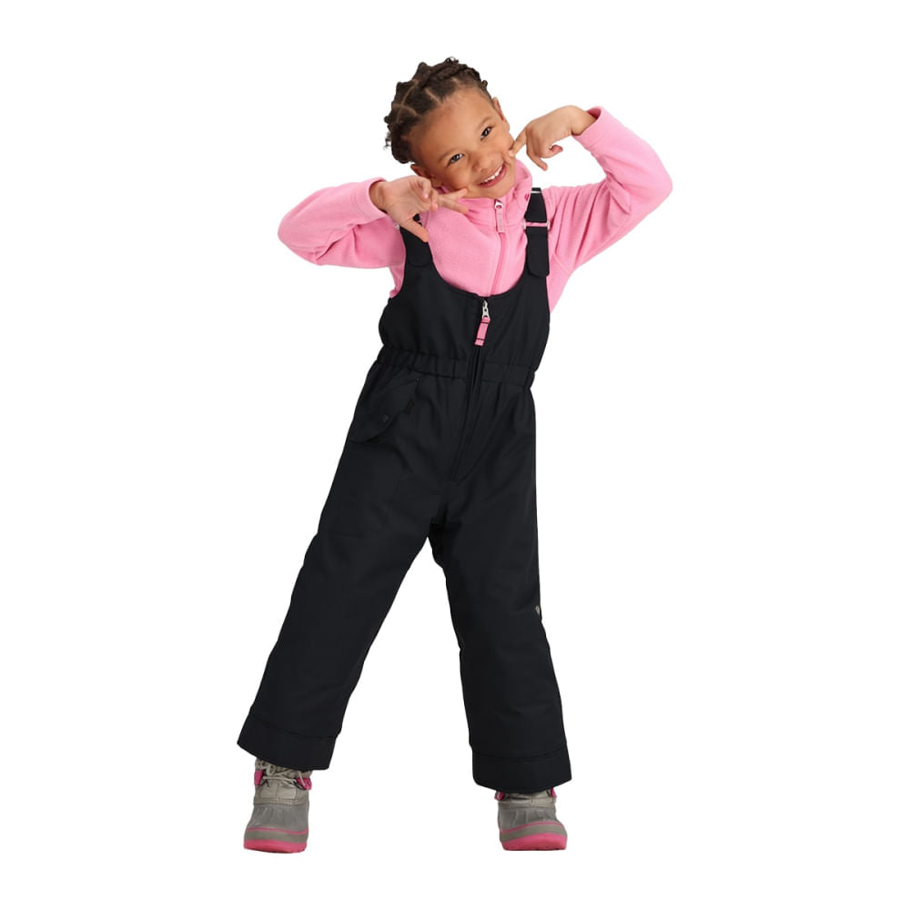 Obermeyer Kids Snoverall Bib Pant Bibs in Black Color
