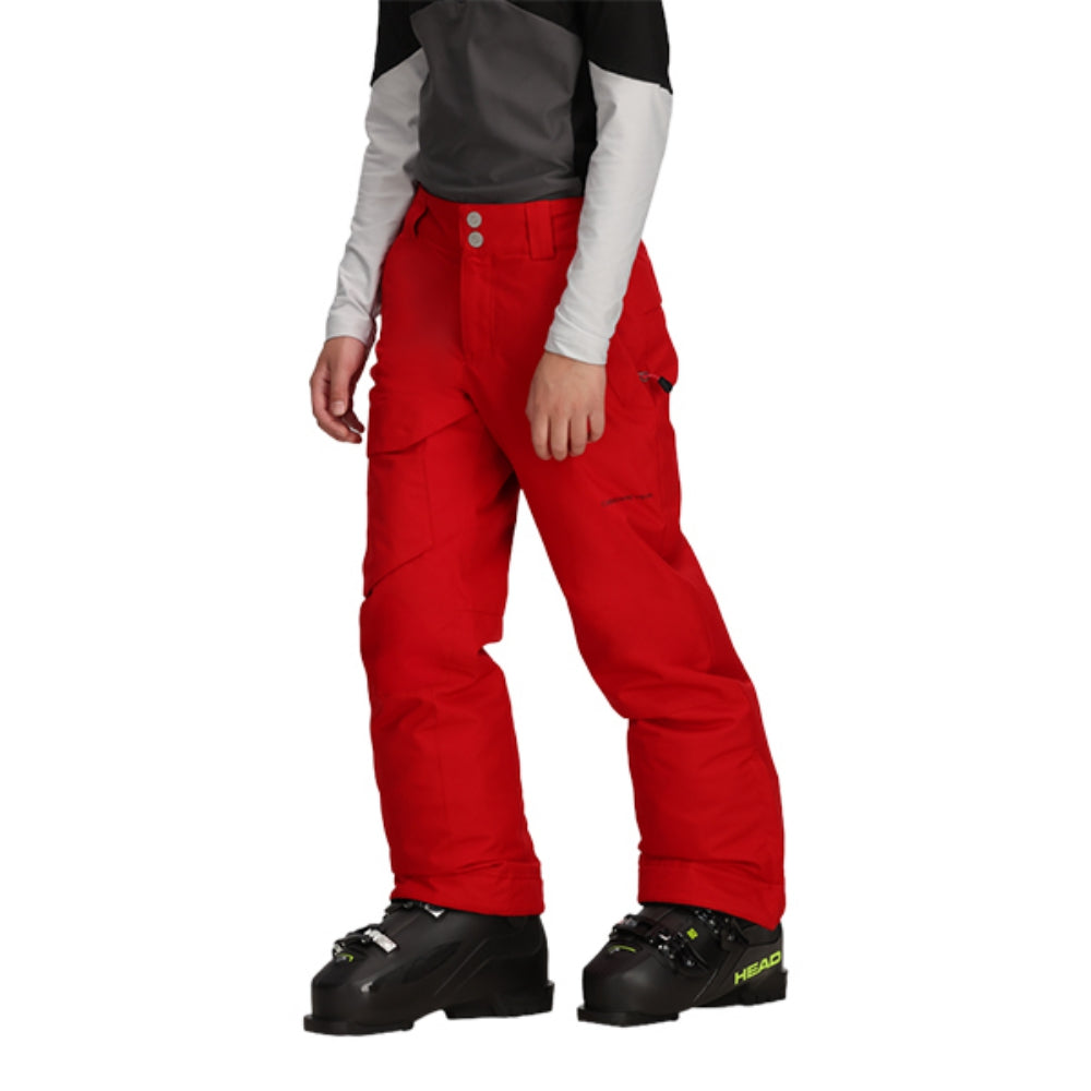 Obermeyer Kids Brisk Pant Kids Skiing & Snowboarding Pants in Red Color