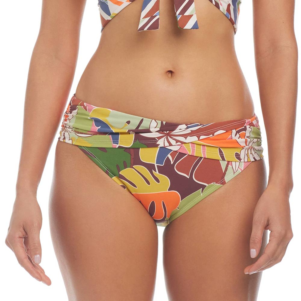 Bleu/Rod Beattie Womens Sarong Hipster Swimsuits in Multi Color