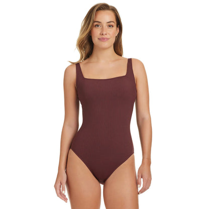 SQUARE NECK MIO | BURGUNDY