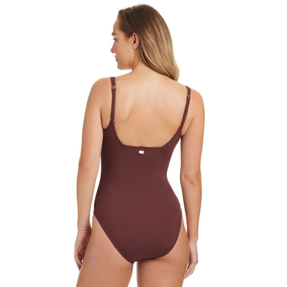 SQUARE NECK MIO | BURGUNDY