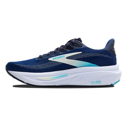 Brooks Womens Ghost 17 Running Shoes in Blue Color