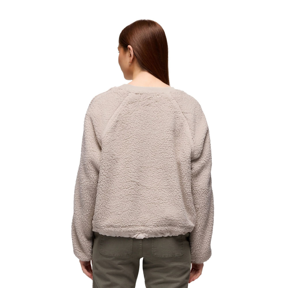 ENCINITAS FLEECE CREW | ALMOND