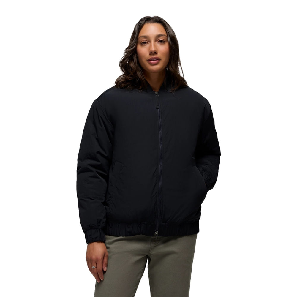 Prana Womens Encintas Bomber Jacket | BLACK – Paragon Sports