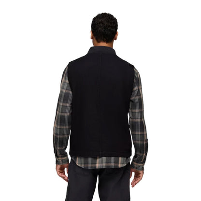 Prana Mens Rock Ridge Vest Midlayer in Black Color