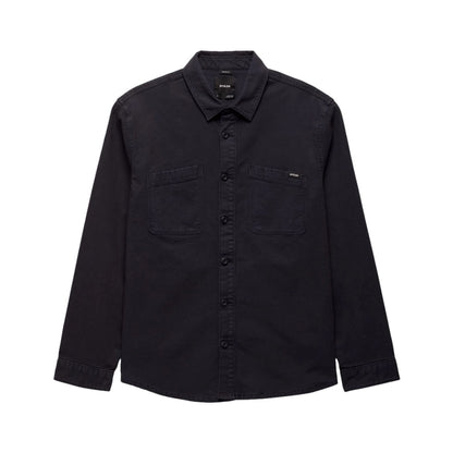 Prana Mens Rock Ridge Overshirt Midlayer in Black Color