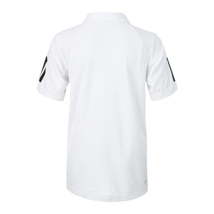 Adidas Kids Club 3 Stripe Polo Tops in White Color