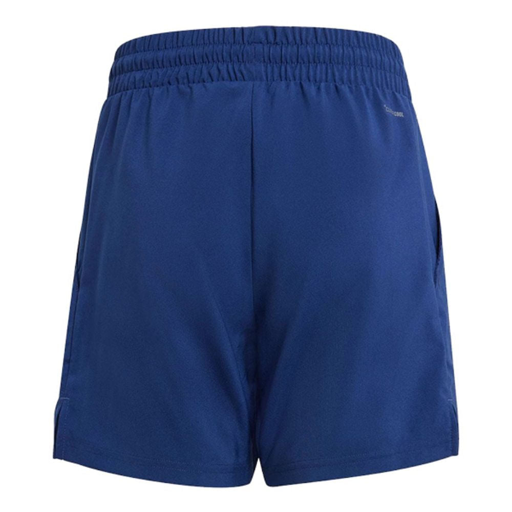 Adidas Kids Club 3 Stripe Short in Blue Color