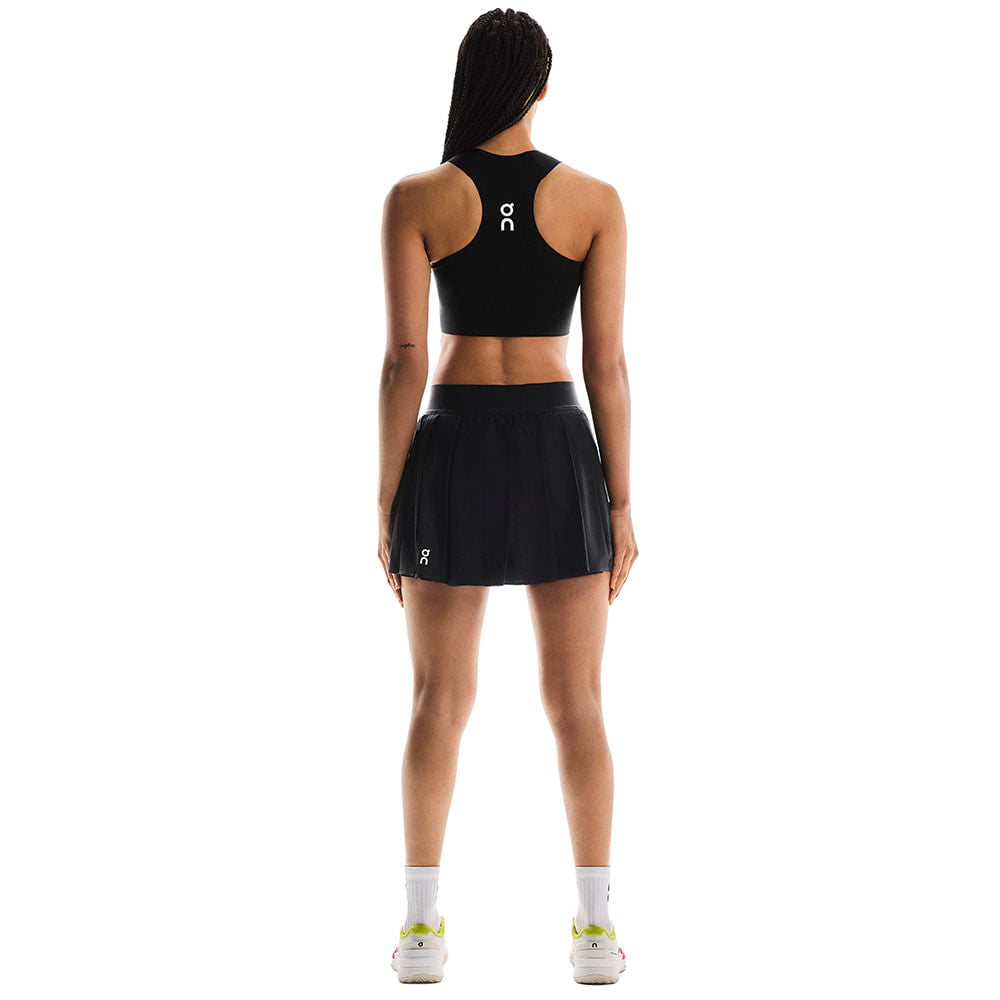 On Womens Court Skirt Pleated Skirts in Black Color