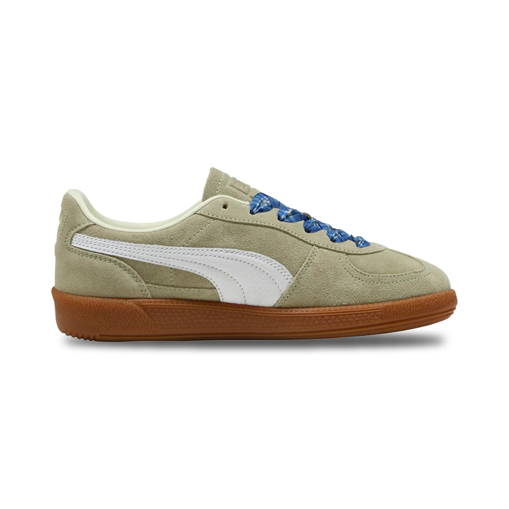 Puma Womens Palermo Laces Sneakers in Green Color