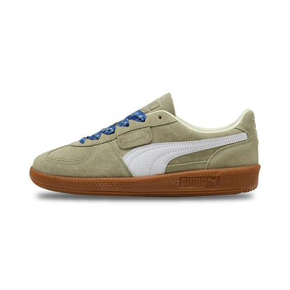 Puma Womens Palermo Laces Sneakers in Green Color