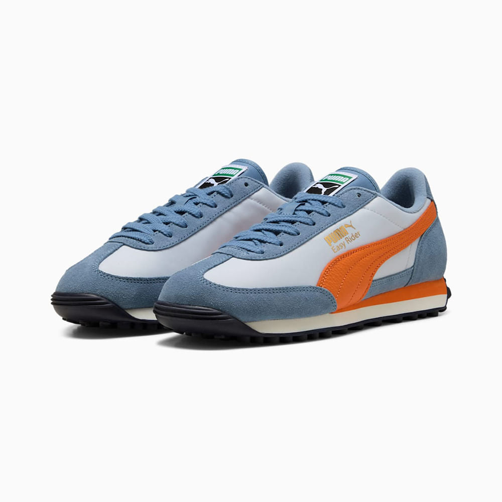 Puma Mens Easy Rider Vintage Sneakers in Grey Color