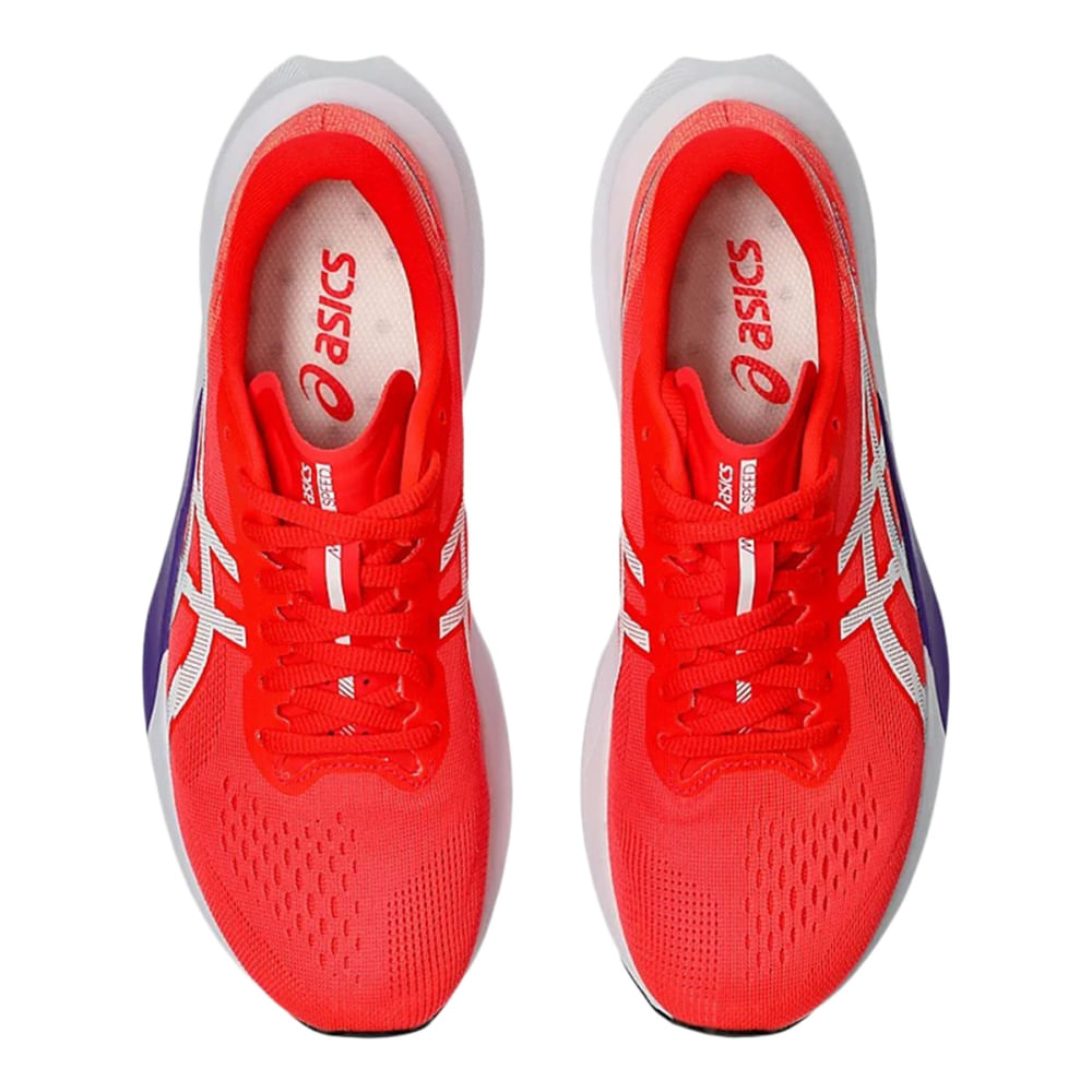 Asics Womens Magic Speed 4 Running Shoes in Red Color