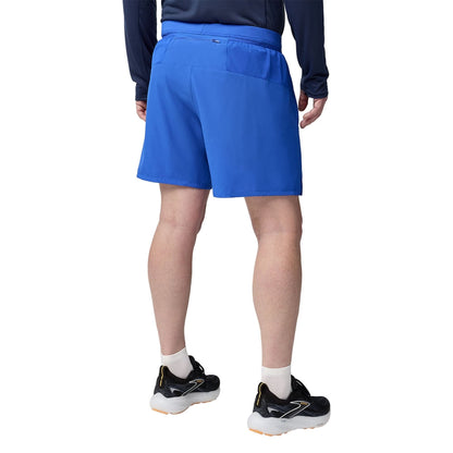 Brooks Mens Journey 7 Short in White Color