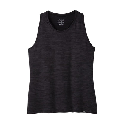 Brooks Womens Luxe Tank Tops in Black Color