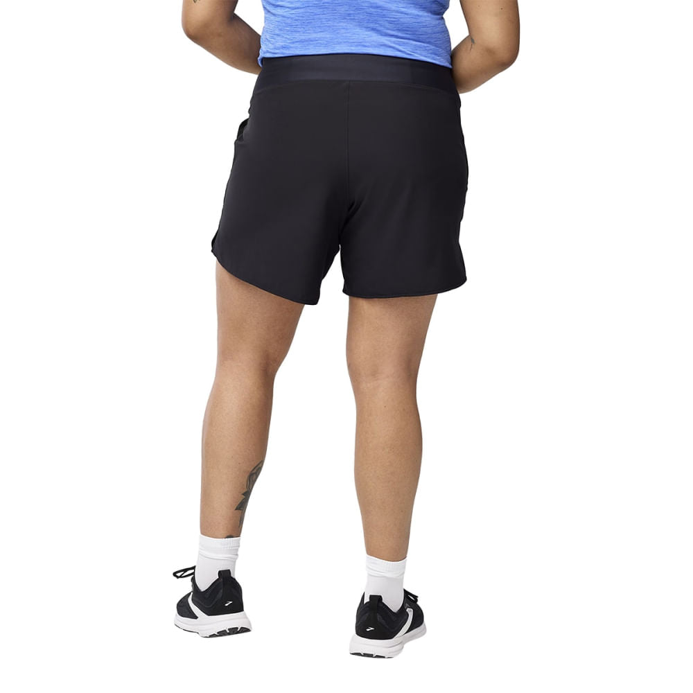 Brooks Womens Chaser 7In Short 2.0 Shorts in Black Color