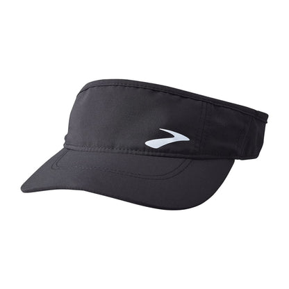Brooks Mens Journey Visor Hats in Black Color