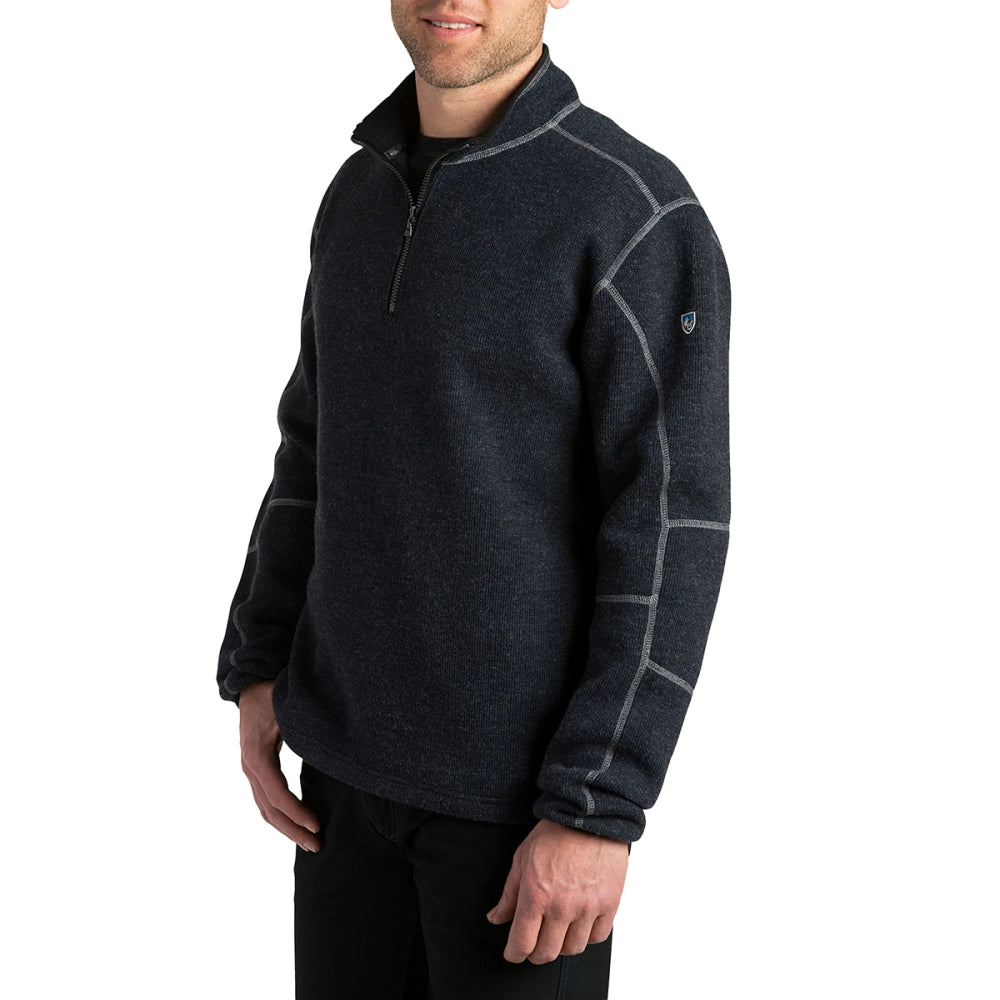 Kuhl Mens Thor 1/4 Zip Pullover in Blue Color