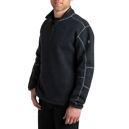 Kuhl Mens Thor 1/4 Zip Pullover in Blue Color
