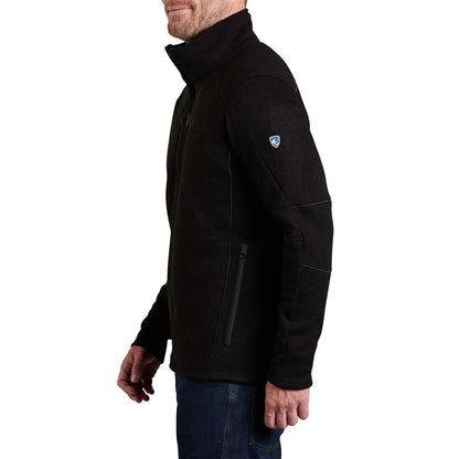 Kuhl Mens Interceptr Fz Midlayer in Black Color