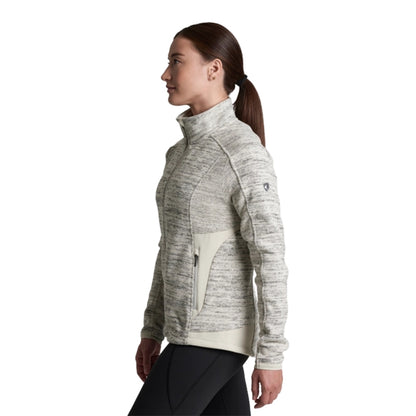 Kuhl Womens Aktivator Fleece Midlayer in Grey Color