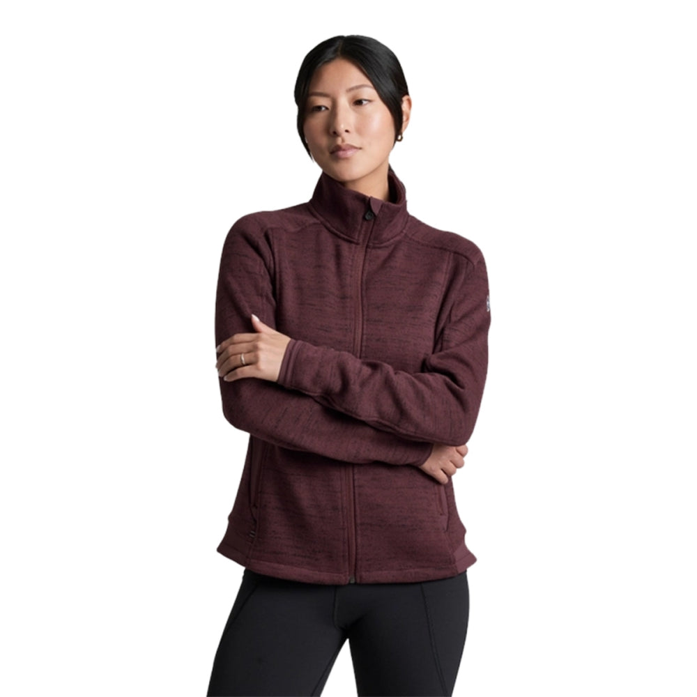 Kuhl Womens Aktivator Fleece Midlayer in Red Color