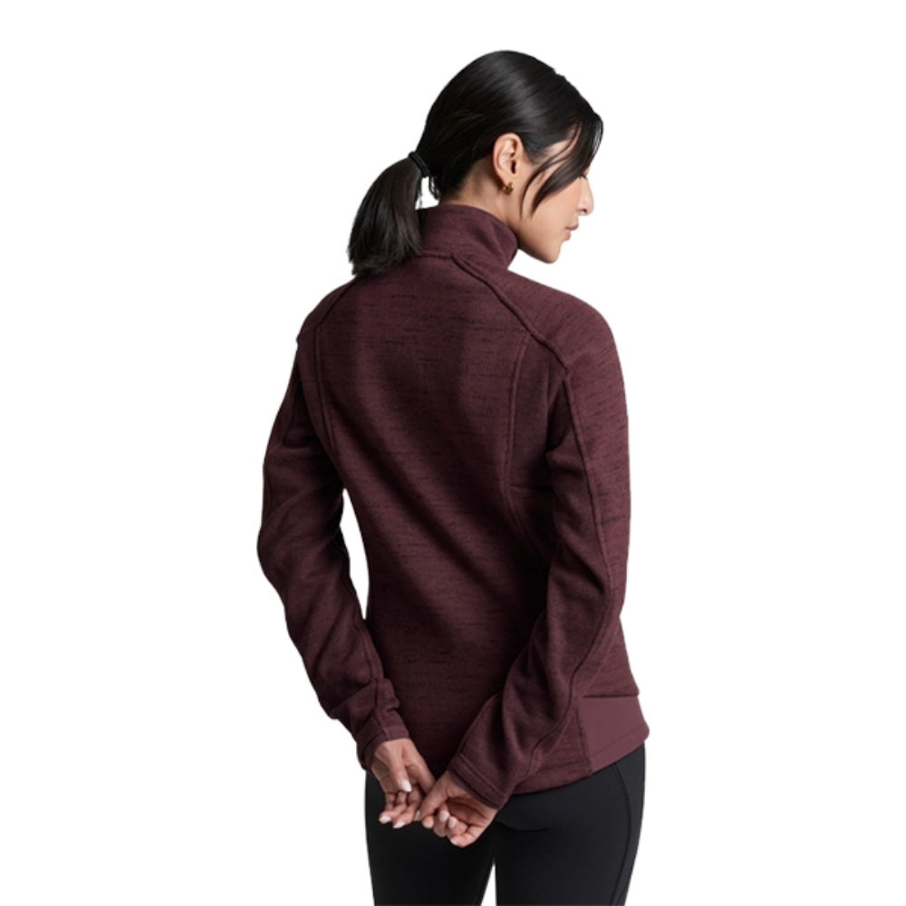 Kuhl Womens Aktivator Fleece Midlayer in Red Color