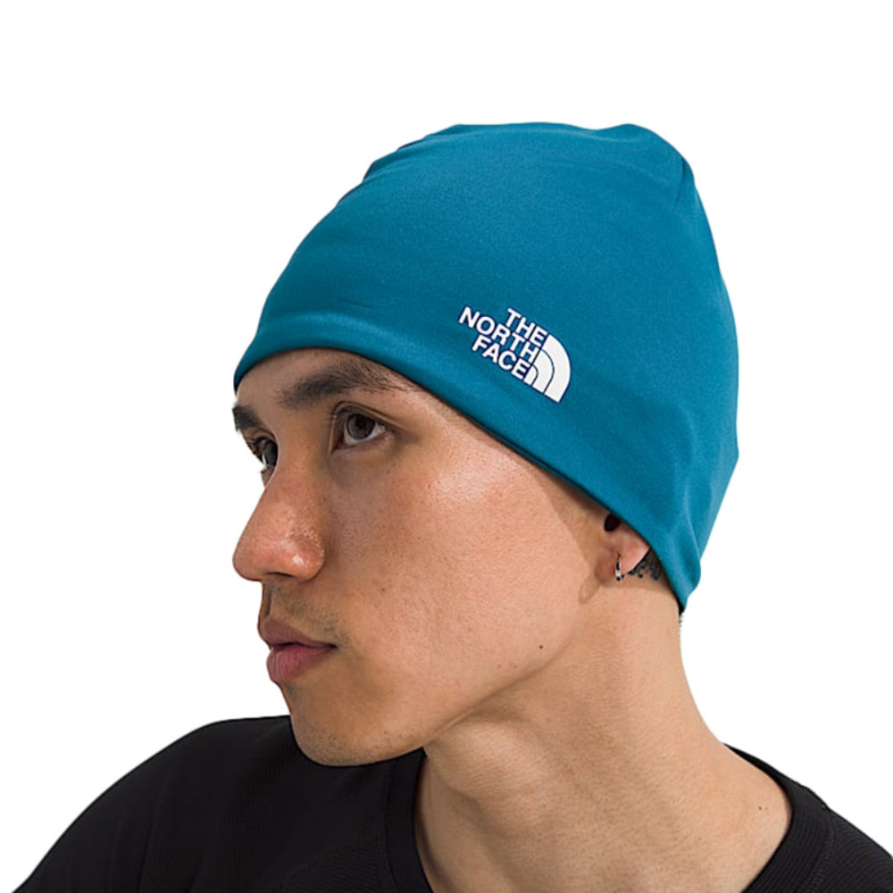 The North Face Mens Base Beanie Winter Hats in Blue Color