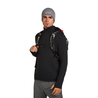 Icebreaker Unisex Merino All Day Toque Bea Winter Hats in Grey Color