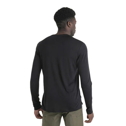 Icebreaker Mens 125 Coollite Spheremer Tops in Black Color