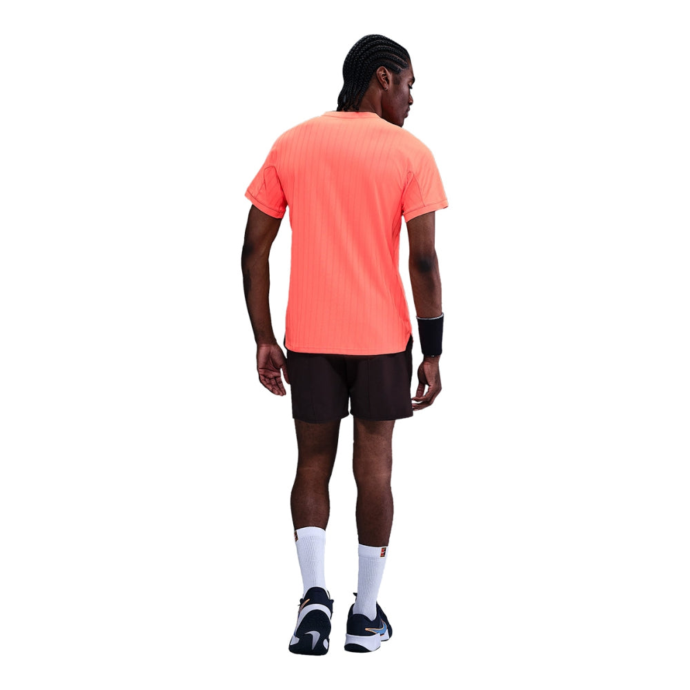Nike Mens Adv Slam Top Ny Tops in Orange Color