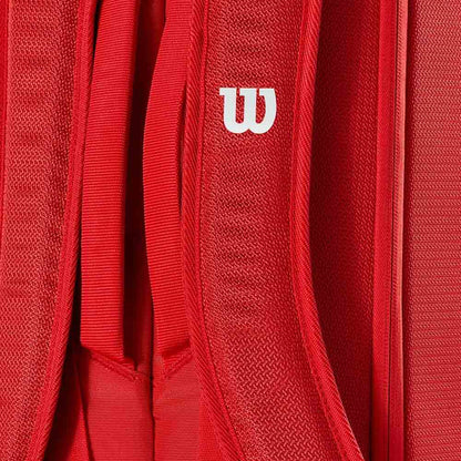 Wilson Super Tour Red 6Pk Bags in Red Color