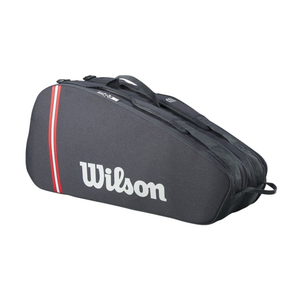 Wilson Tour 6Pk Racket Bag 2025 Bags in Black Color