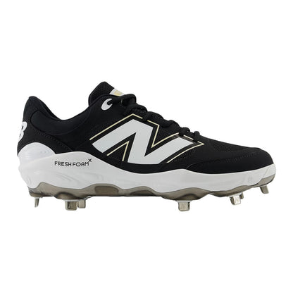 New Balance Mens Fresh Foam X 3000V7 Meta Baseball Cleats in Black Color