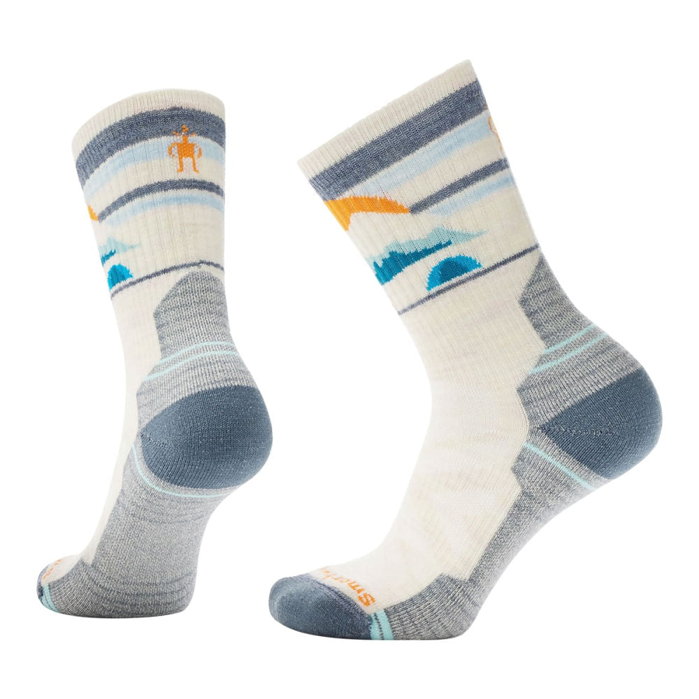 Smartwool Womens Wm'S Hike Light Cush Mou Socks in White Color