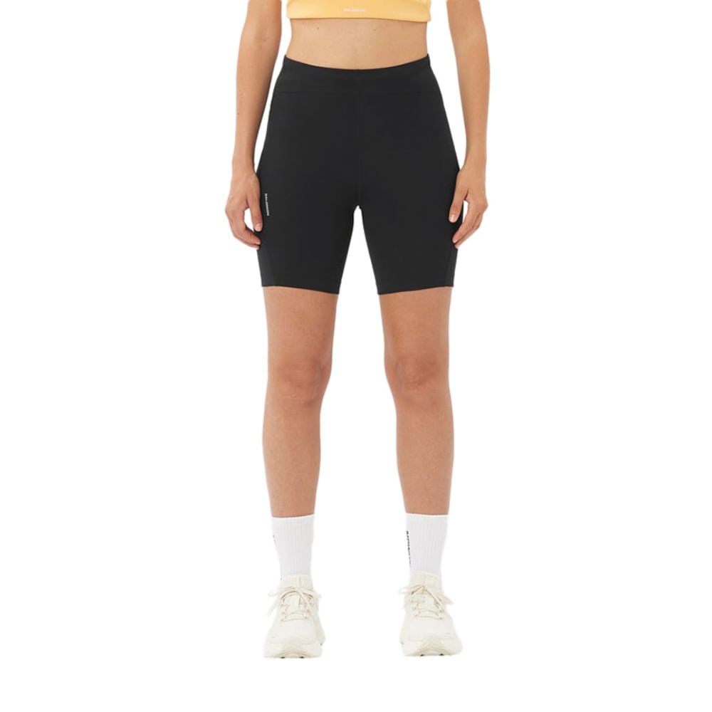 Salomon Womens Shkout C Shrt Tght 6In W Shorts in Black Color