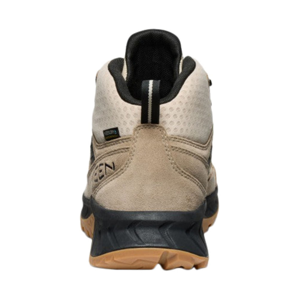 Keen Mens Hightrail Mid Wp Wide Boots in Grey Color