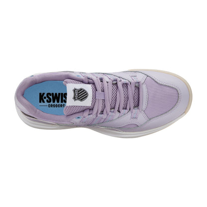 K-Swiss Womens Tura Team Tennis Shoes in Purple Color