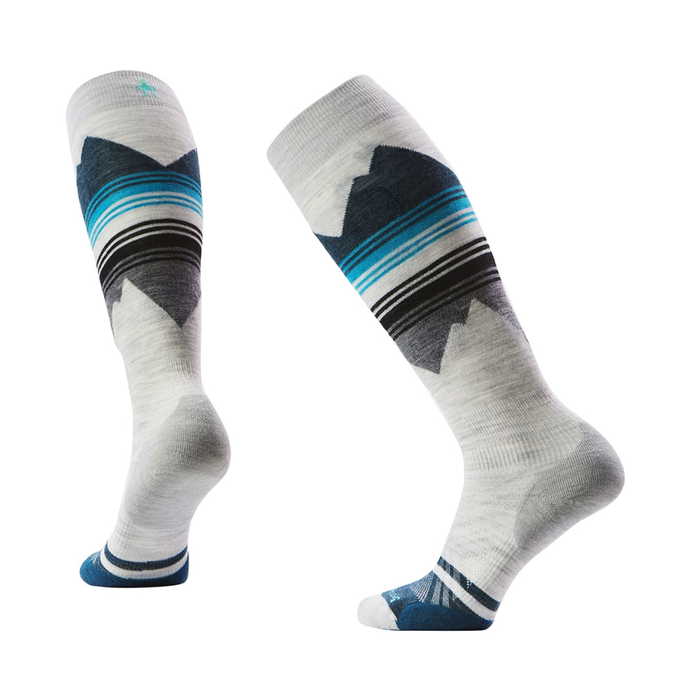 Smartwool Womens Ski Targeted Cushion Socks in Blue Color