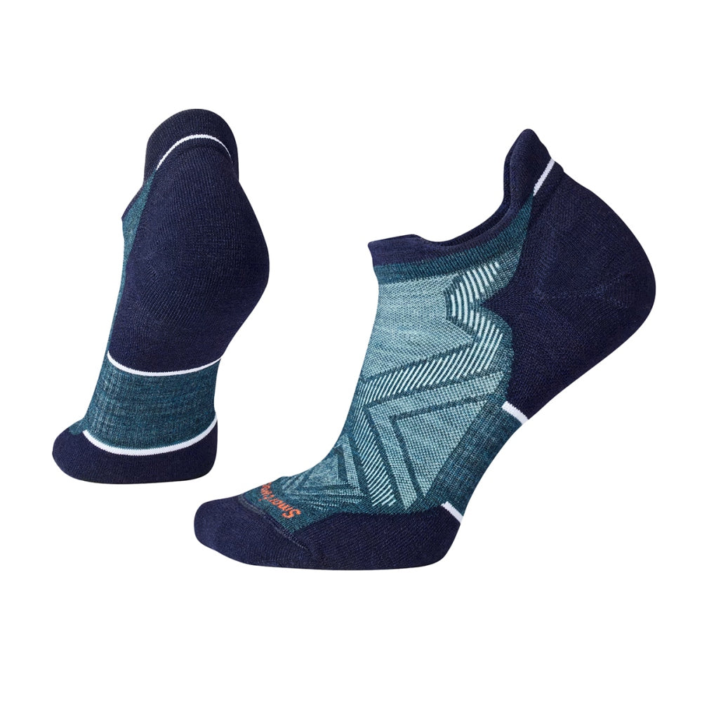 Smartwool Womens Run Targeted Cushion Socks in Blue Color