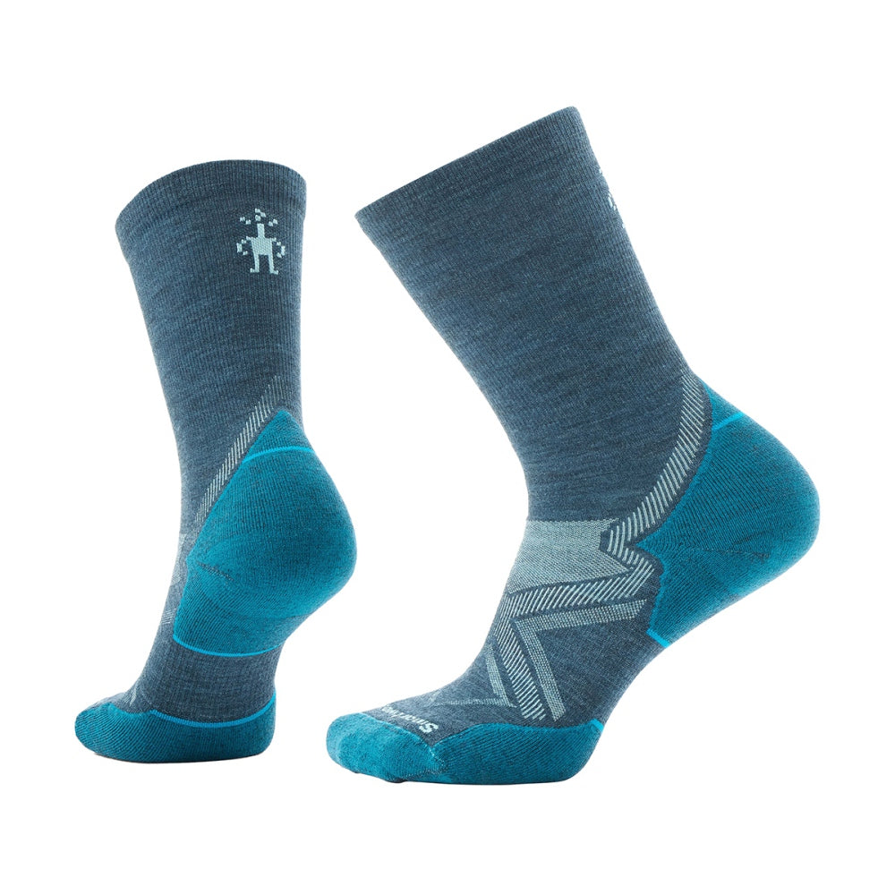 Smartwool Womens Run Cold Weather Cush Socks in Blue Color