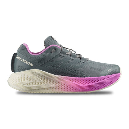 Salomon Womens Aero Glide 3 W Running Shoes in Grey Color