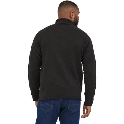 Patagonia Mens Better Sweater 1/4 Z Midlayer in Black Color