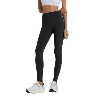 New Balance Womens Rc Pocket Legging 27In Tights in Black Color