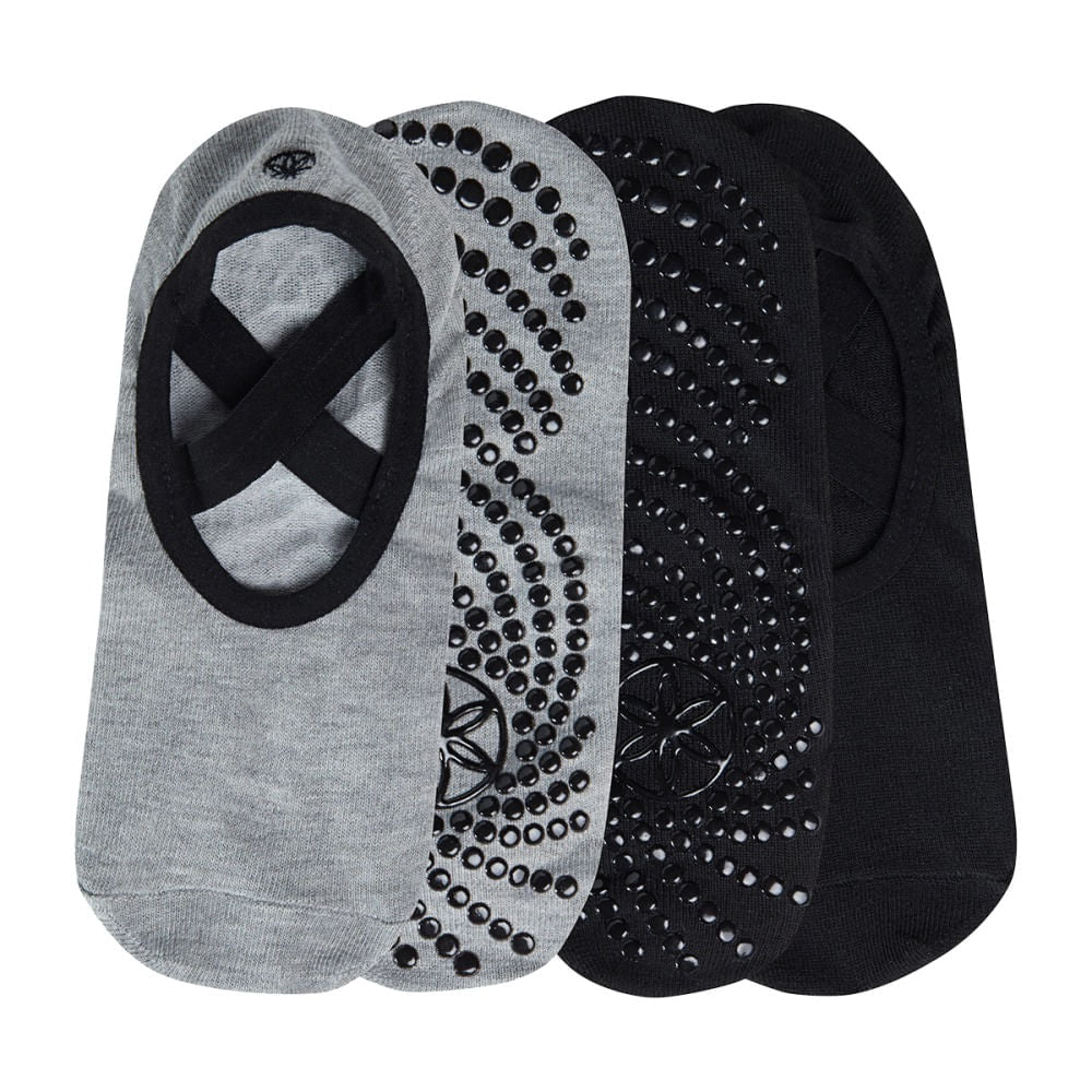 GAIAM 2PK YOGA SOCKS | DOVETAIL
