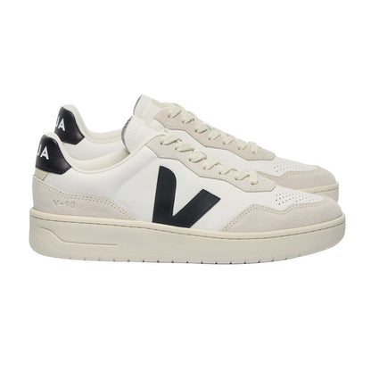 Veja Mens V-90 Sneakers in White Color